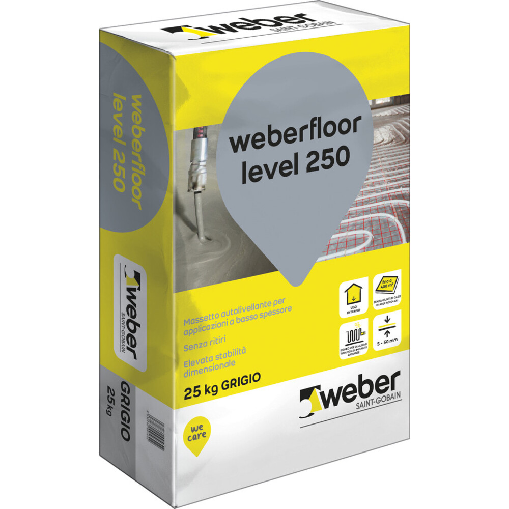 weberfloor-level-250-25kg.tif immagine principale confezione weberfloor level 250